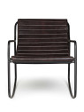 Fauteuil Karisma en cuir noir Fauteuil Karisma en cuir noir