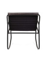 Fauteuil Karisma en cuir noir Fauteuil Karisma en cuir noir