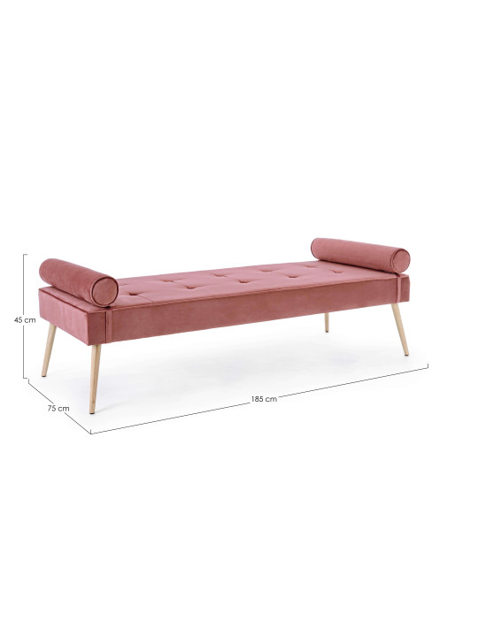 Banc Daybed Gjsel rose Banc Daybed Gjsel rose