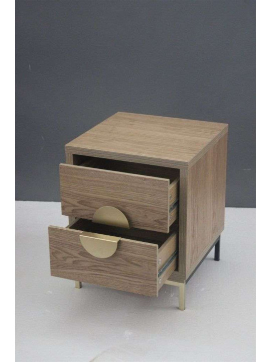 Table de chevet 2 tiroirs Novo