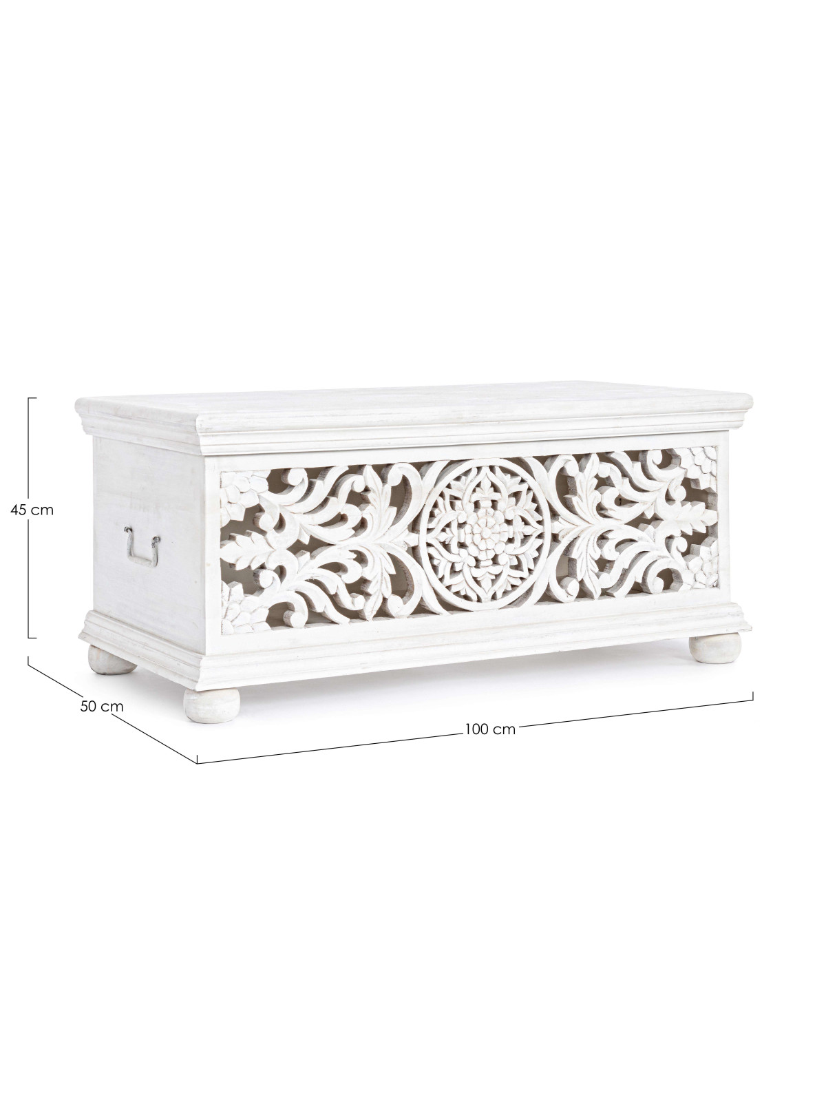 Banc-coffre Alinta blanc
