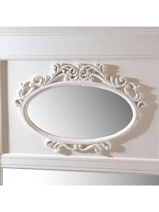 Miroir Resia en bois de bayur