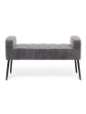 Banc Odilon gris antique