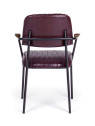 Lot de 2 chaises Nelly bordeaux Lot de 2 chaises Nelly bordeaux