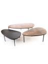 Table basse Galet noir Amadeus