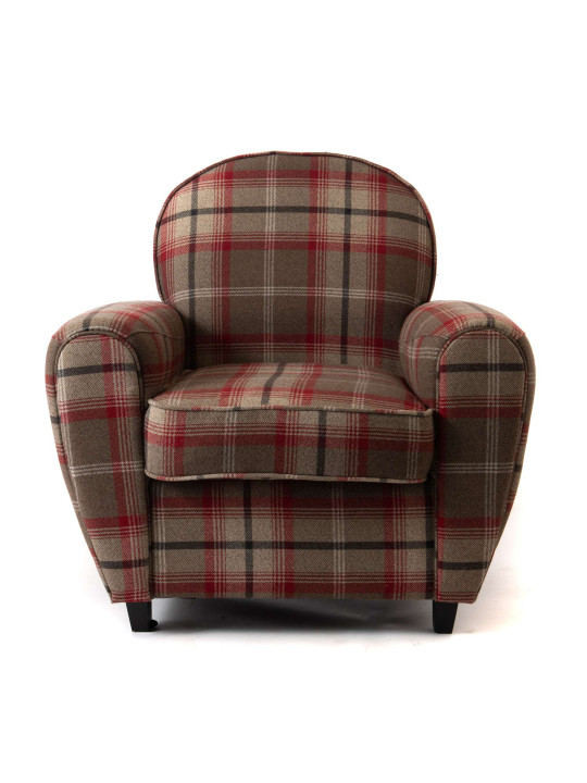 Fauteuil club Tartan Amadeus