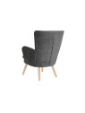 Fauteuil gris Théa Fauteuil gris Théa