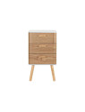 Chiffonnier en bambou 3 tiroirs Chiffonnier en bambou 3 tiroirs