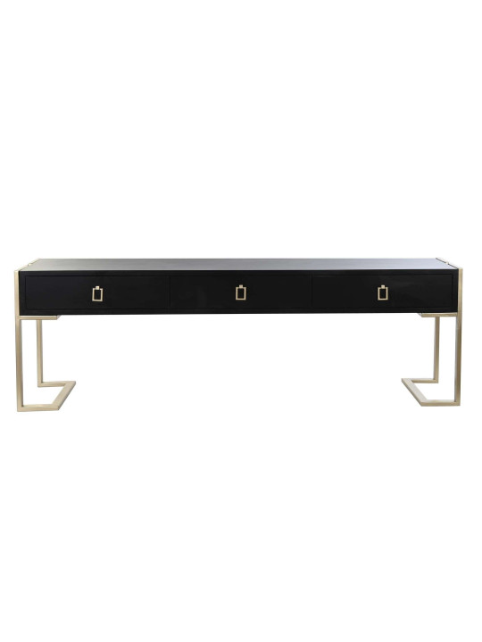 Table basse Naxos en bois noir