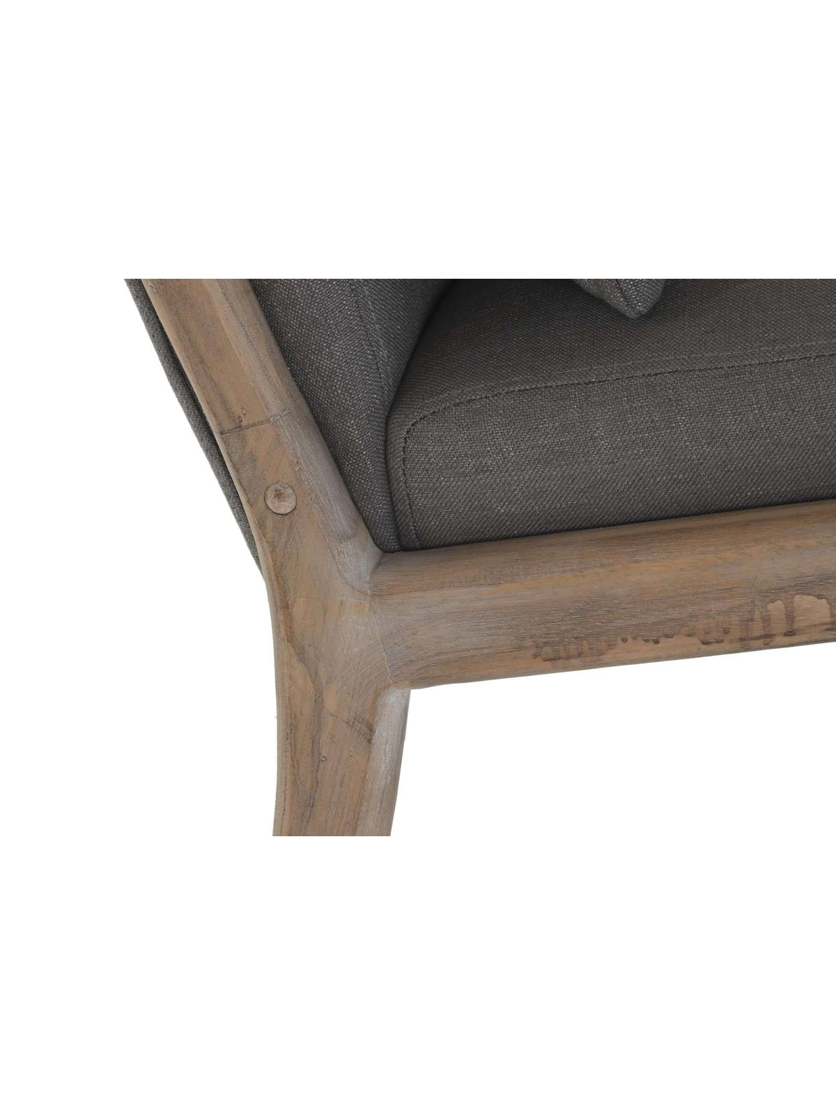 Fauteuil à bascule en bois d'acacia