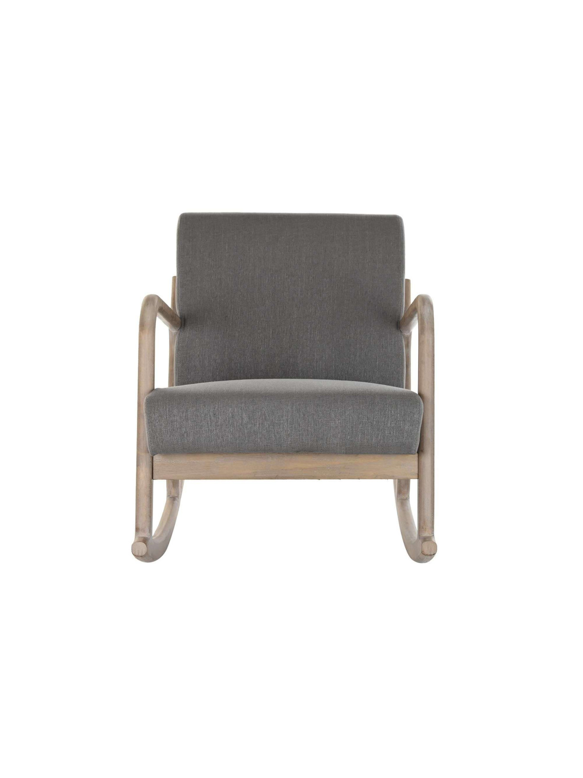 Fauteuil à bascule en bois d'acacia
