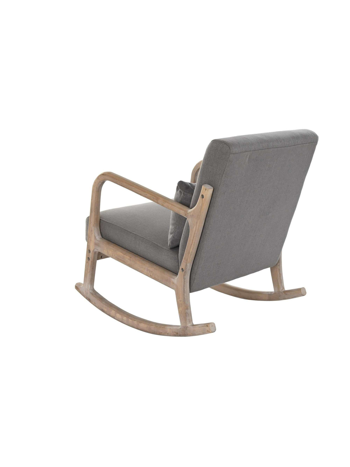 Fauteuil à bascule en bois d'acacia