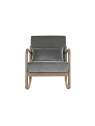 Fauteuil à bascule en bois d'acacia Fauteuil à bascule en bois d'acacia