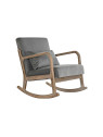 Fauteuil à bascule en bois d'acacia Fauteuil à bascule en bois d'acacia