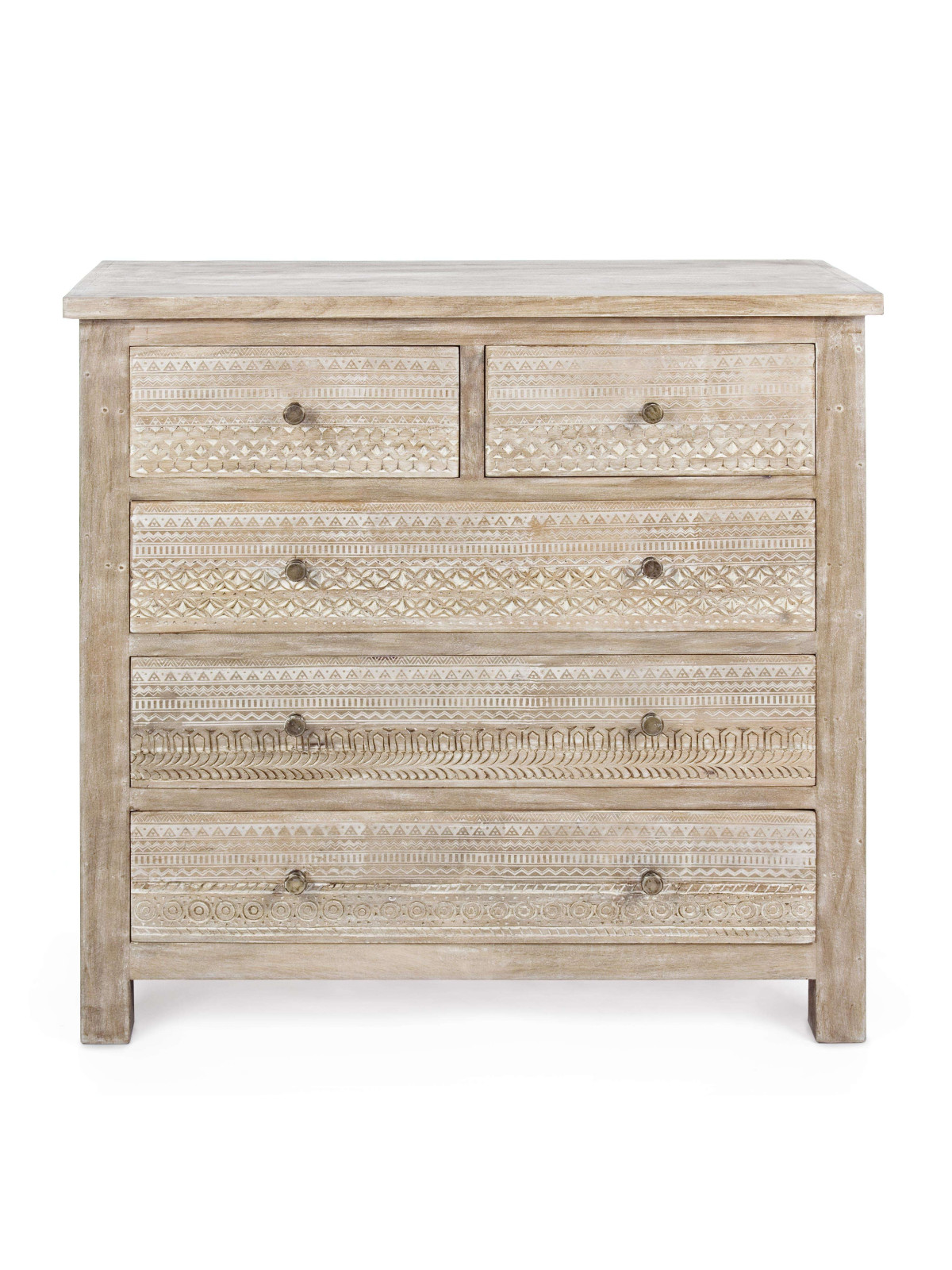 Commode Mayra en bois de manguier