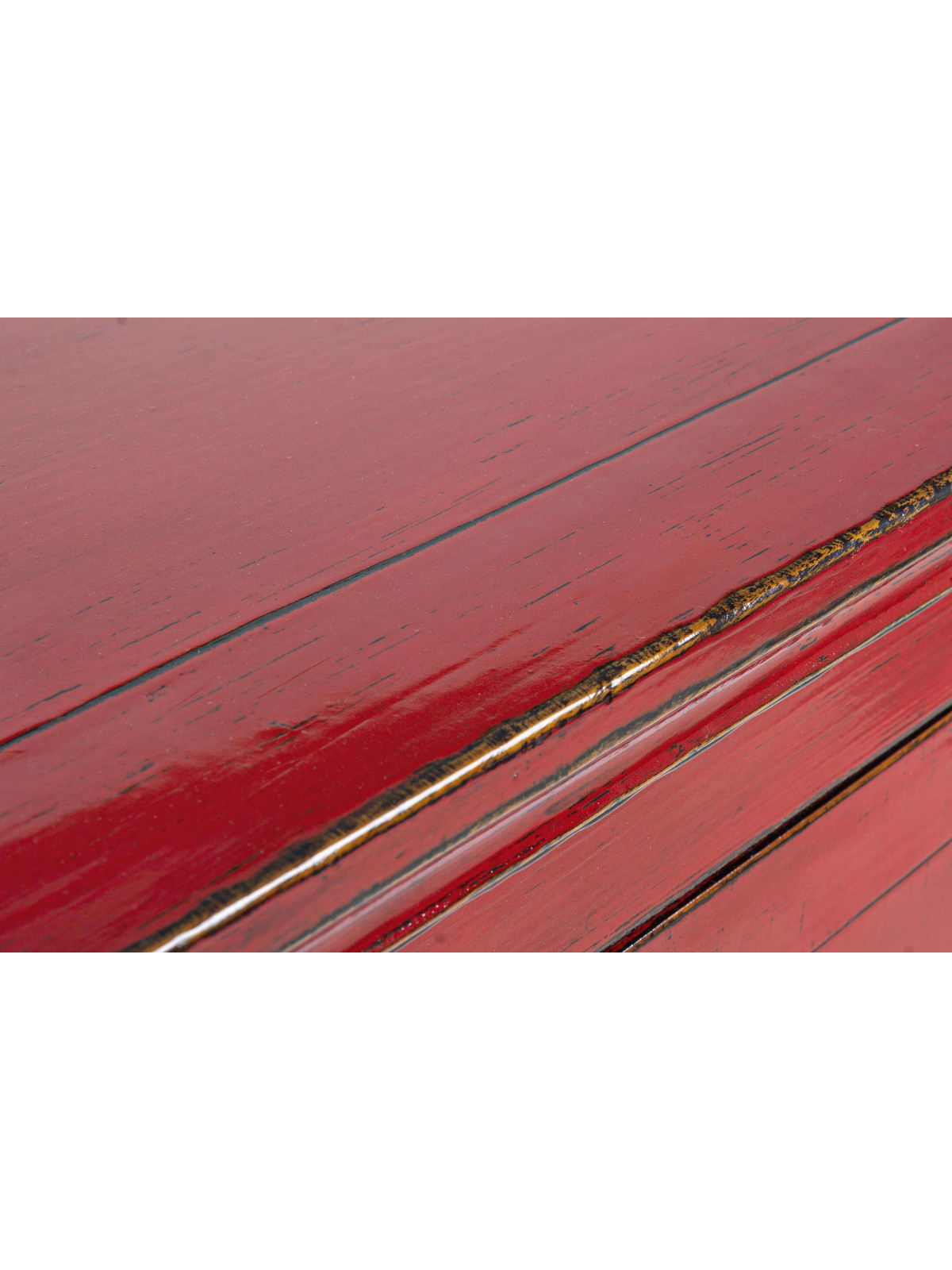 Buffet Jinan en bois d'orme rouge