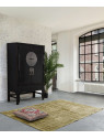 Armoire Jinan en bois d'orme noir