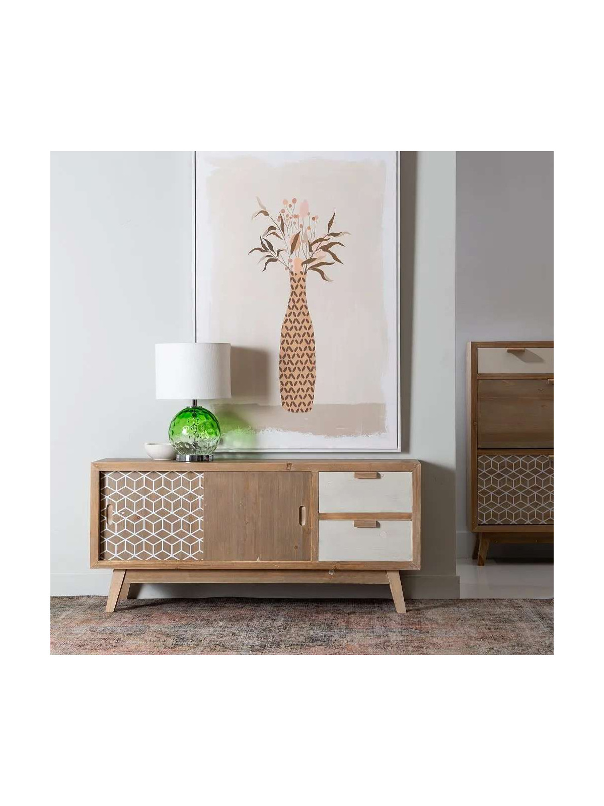 Meuble télé en bois Mina
