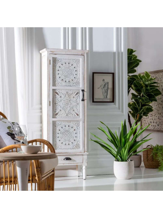 Armoire haute Jaipur en bois patiné Armoire haute Jaipur en bois patiné