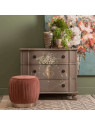 Commode fleurie Kos en bois d'épicéa Commode fleurie Kos en bois d'épicéa