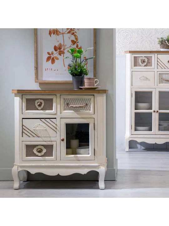 Buffet en bois blanc Aliénor Buffet en bois blanc Aliénor