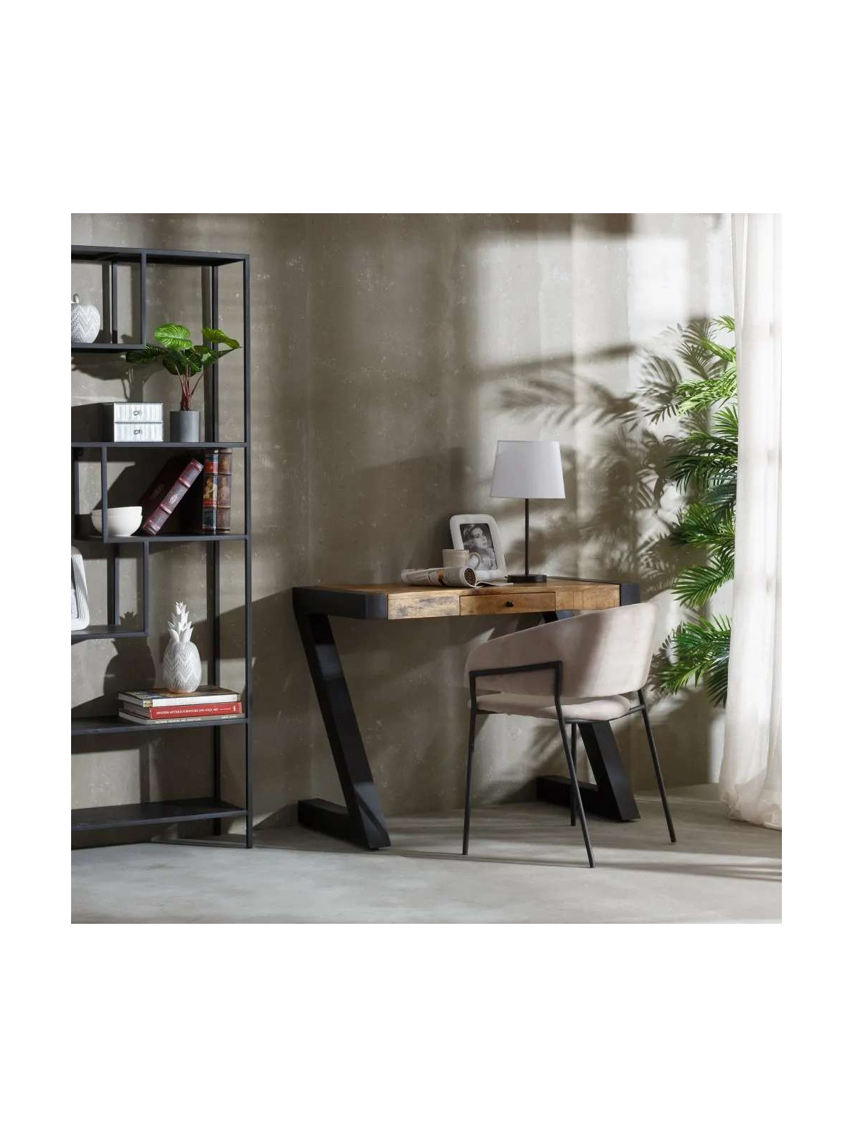 Bureau Zack en bois de manguier