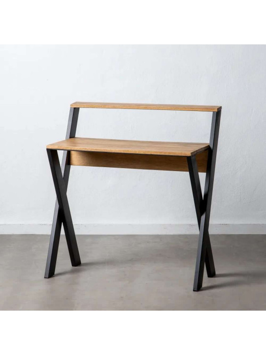 Bureau Zack en bois de manguier et métal