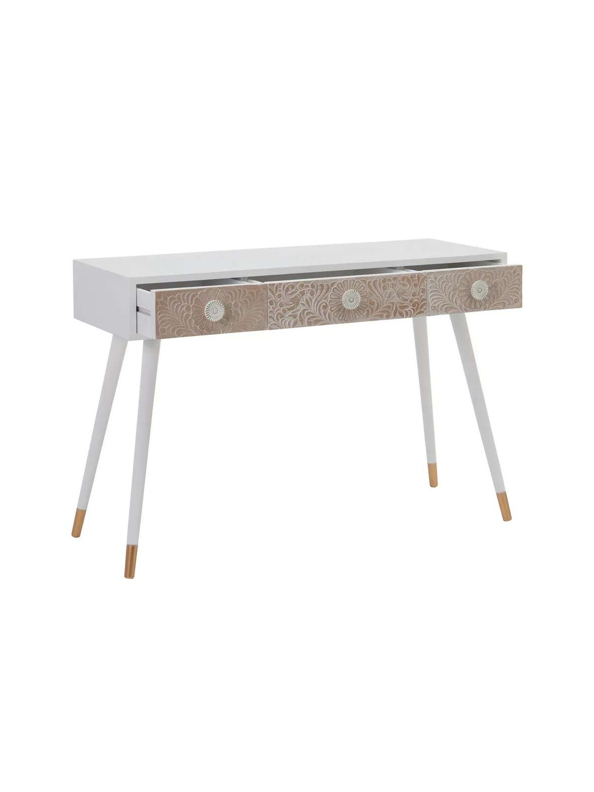 Console en bois sculpté Merida