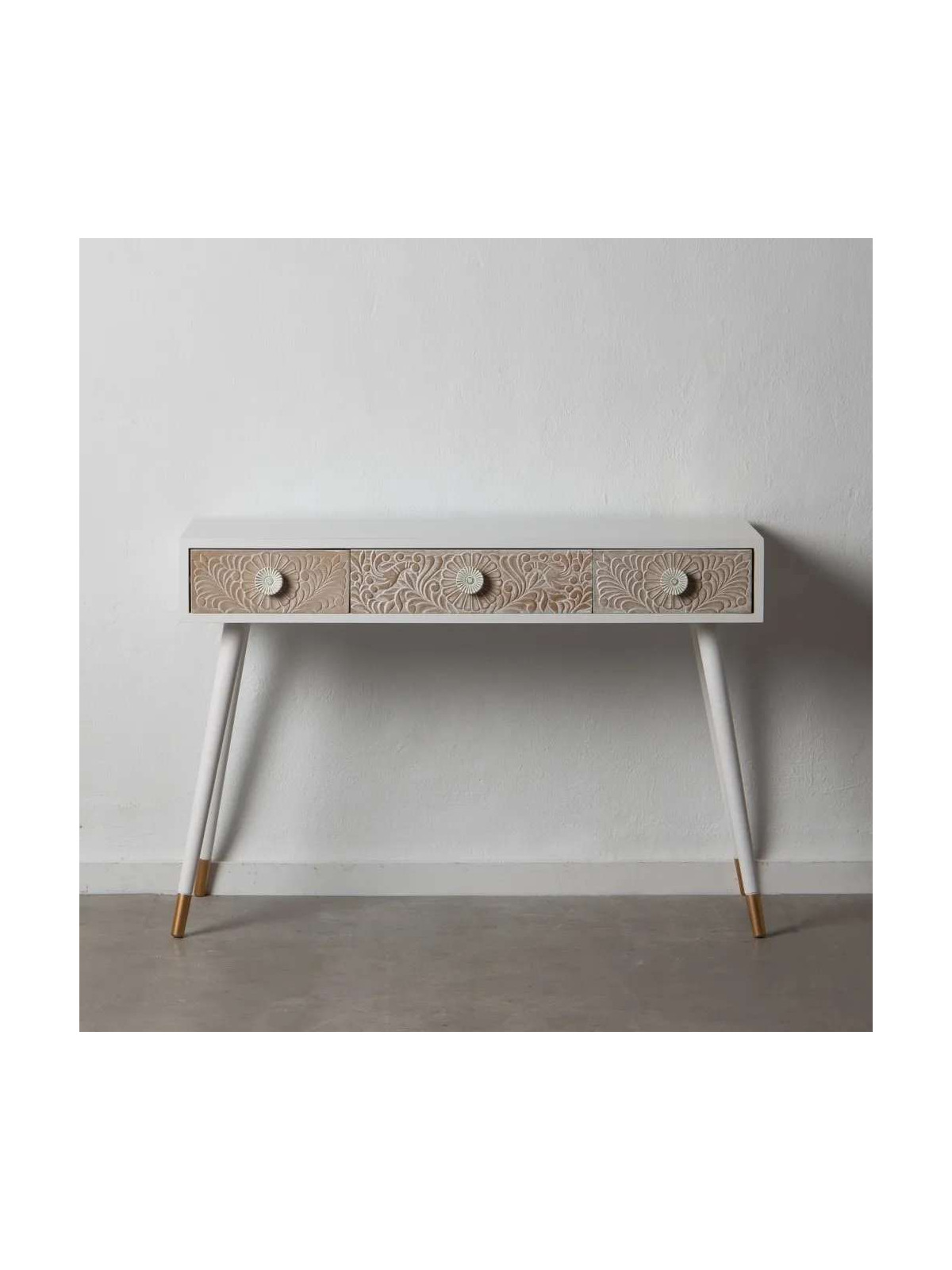 Console en bois sculpté Merida