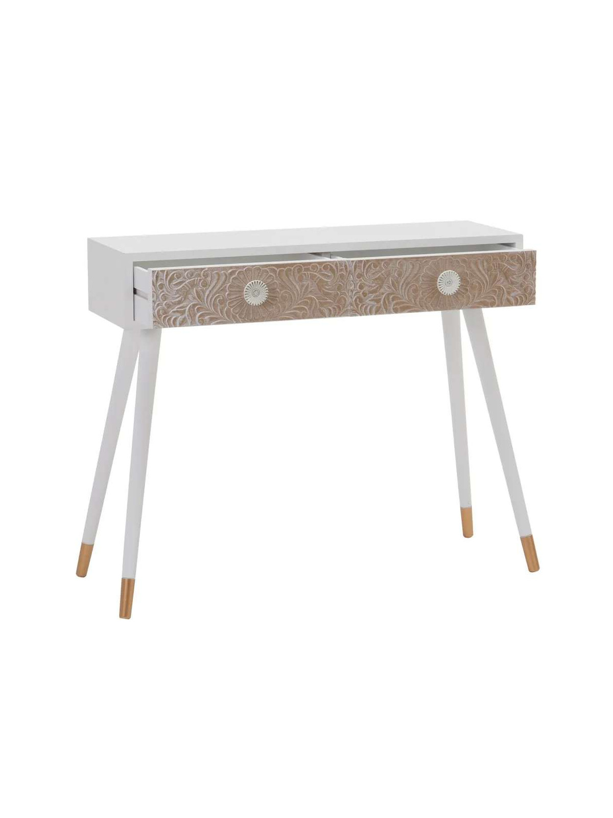 Console en bois sculpté Merida