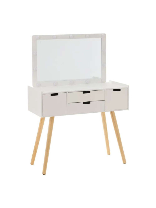 Coiffeuse en bois blanc Coiffeuse en bois blanc