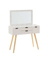 Coiffeuse en bois blanc Coiffeuse en bois blanc