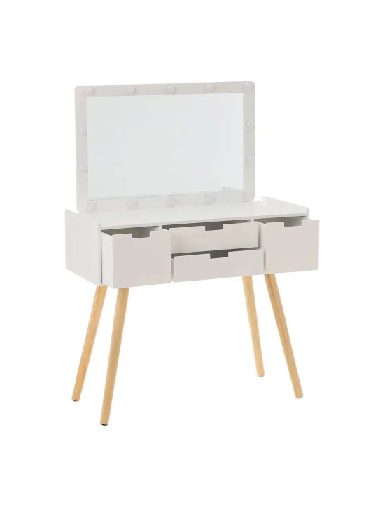 Coiffeuse en bois blanc Coiffeuse en bois blanc