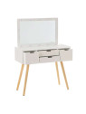 Coiffeuse en bois blanc Coiffeuse en bois blanc