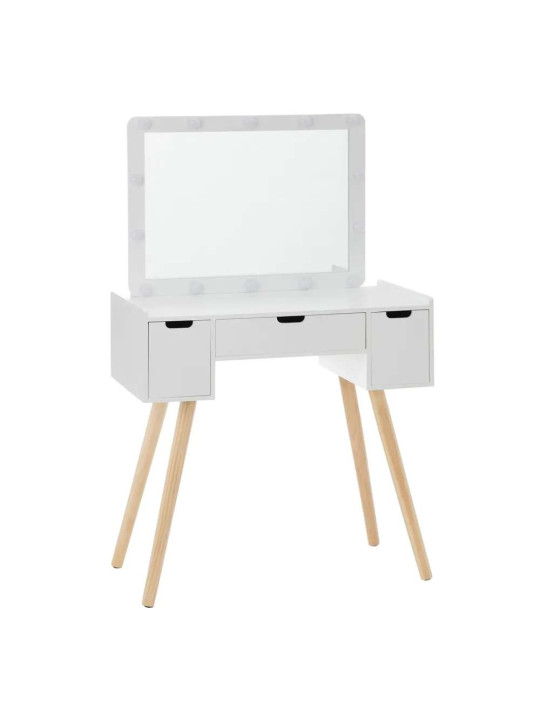 Coiffeuse en bois blanc Coiffeuse en bois blanc