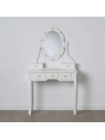 Coiffeuse en bois blanc Coiffeuse en bois blanc