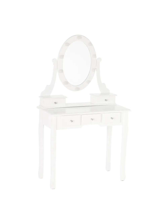 Coiffeuse en bois blanc Coiffeuse en bois blanc
