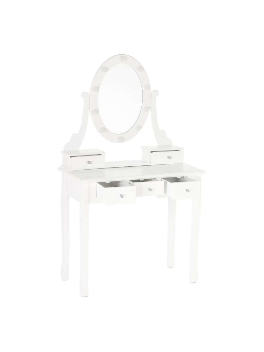 Coiffeuse en bois blanc Coiffeuse en bois blanc