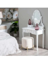 Coiffeuse en bois blanc Coiffeuse en bois blanc