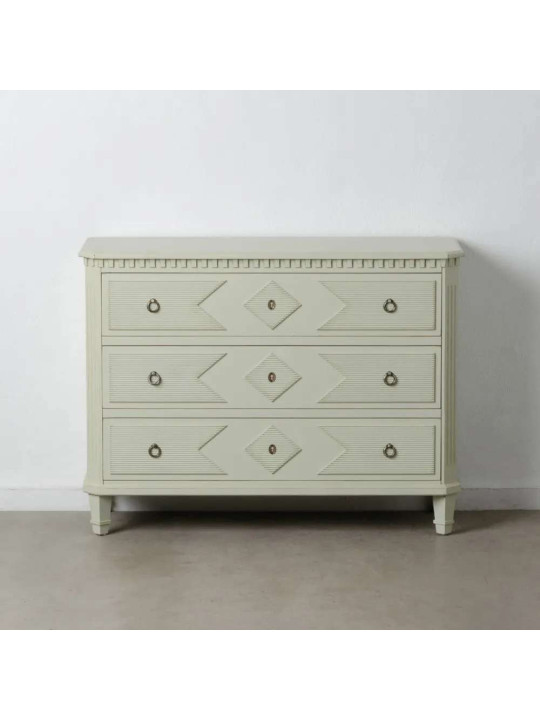 Commode Lazio en bois taupe patiné Commode Lazio en bois taupe patiné