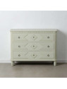 Commode Lazio en bois taupe patiné Commode Lazio en bois taupe patiné