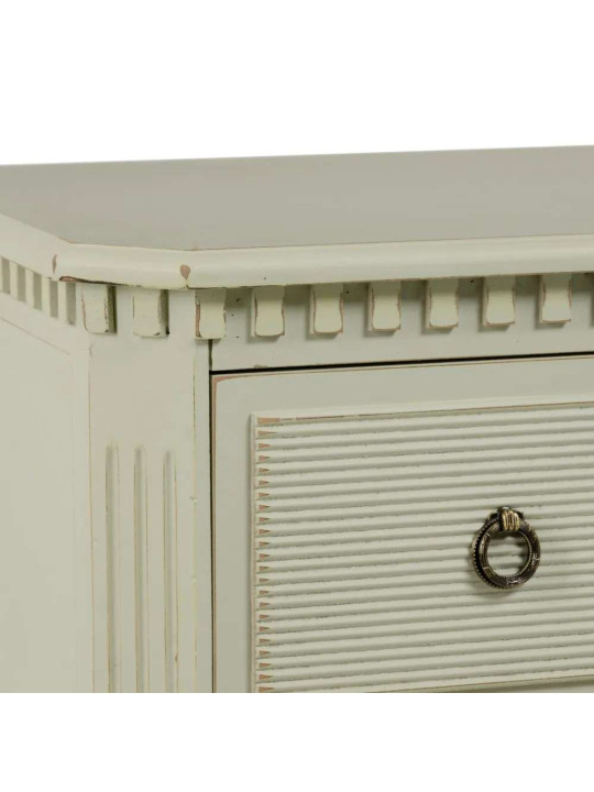 Commode Lazio en bois taupe patiné Commode Lazio en bois taupe patiné
