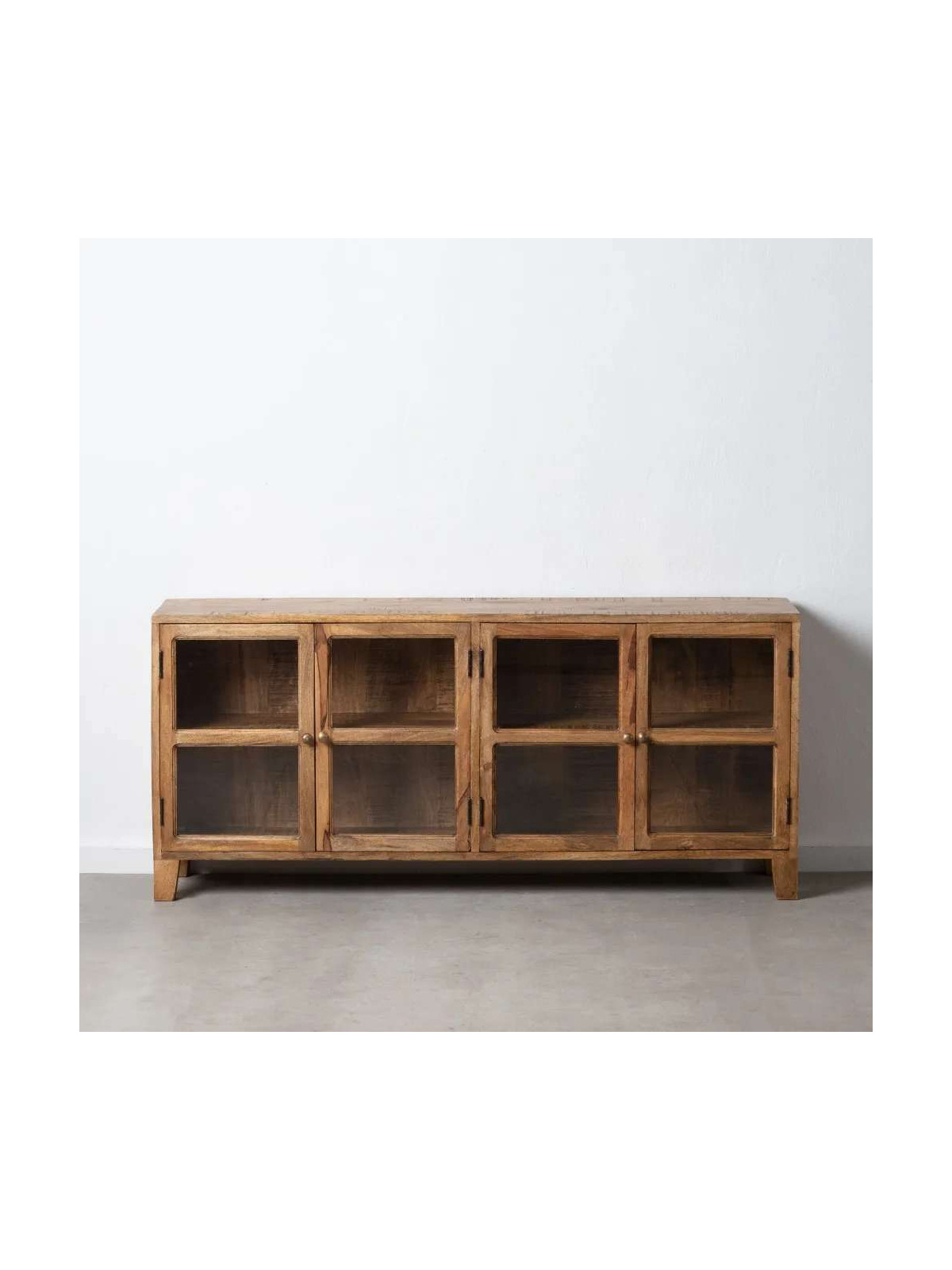 Buffet 4 portes en bois de manguier