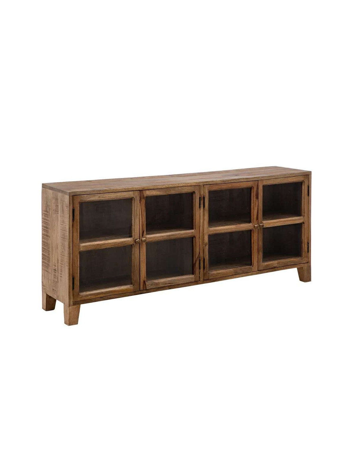 Buffet 4 portes en bois de manguier