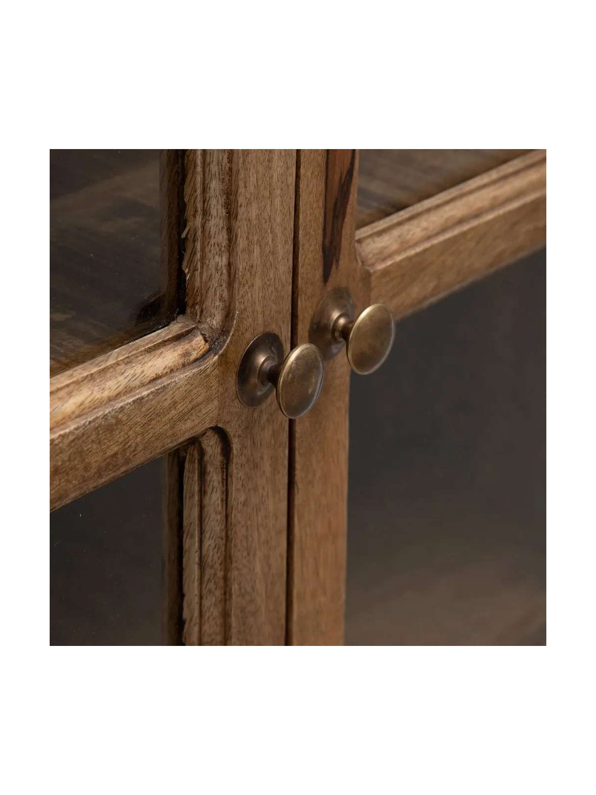 Buffet 4 portes en bois de manguier