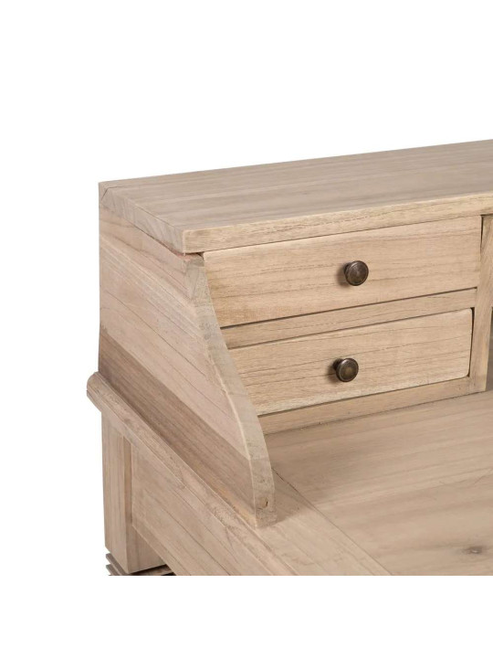 Bureau en bois de mindi Bureau en bois de mindi