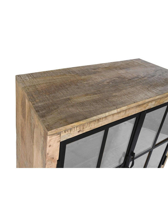 Buffet industriel William 2 portes en bois manguier Buffet industriel William 2 portes en bois manguier