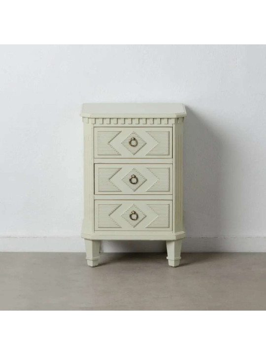 Commode Lazio en bois taupe patiné Commode Lazio en bois taupe patiné