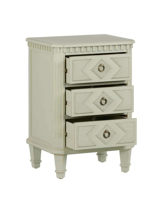 Commode Lazio en bois taupe patiné Commode Lazio en bois taupe patiné