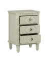 Commode Lazio en bois taupe patiné Commode Lazio en bois taupe patiné